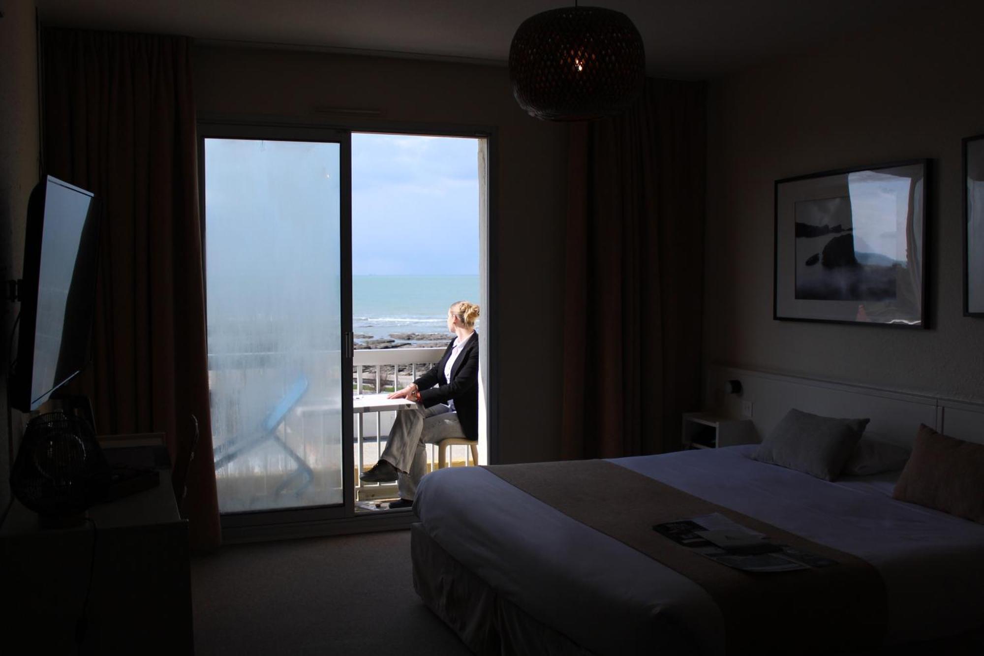 Logis Hotel Le Calluna Restaurant La Flottille Prefailles Luaran gambar